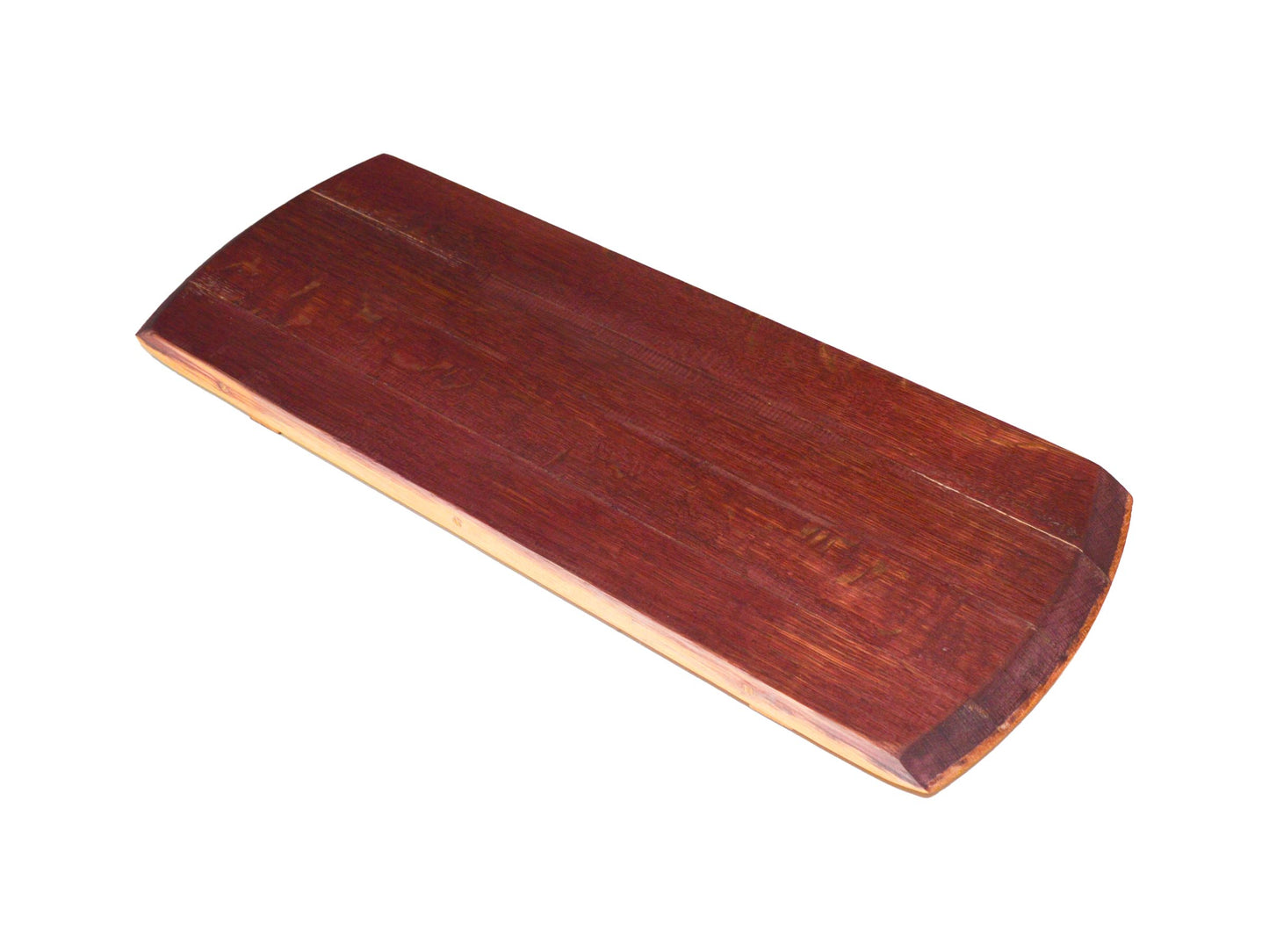 Wine Barrel Head Charcuterie Board | Raised Serving Tray | Rustic Entertaining Platter | Red Wine Infused